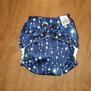String of Stars OS Pocket Cloth Diaper with Suede Inner by Mama Koala